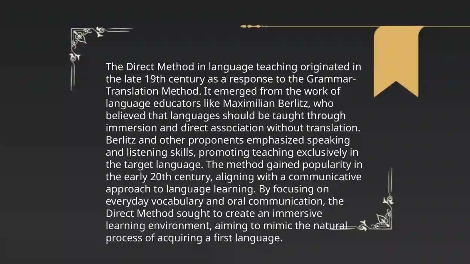 Direct and Grammar Translation Methods 3