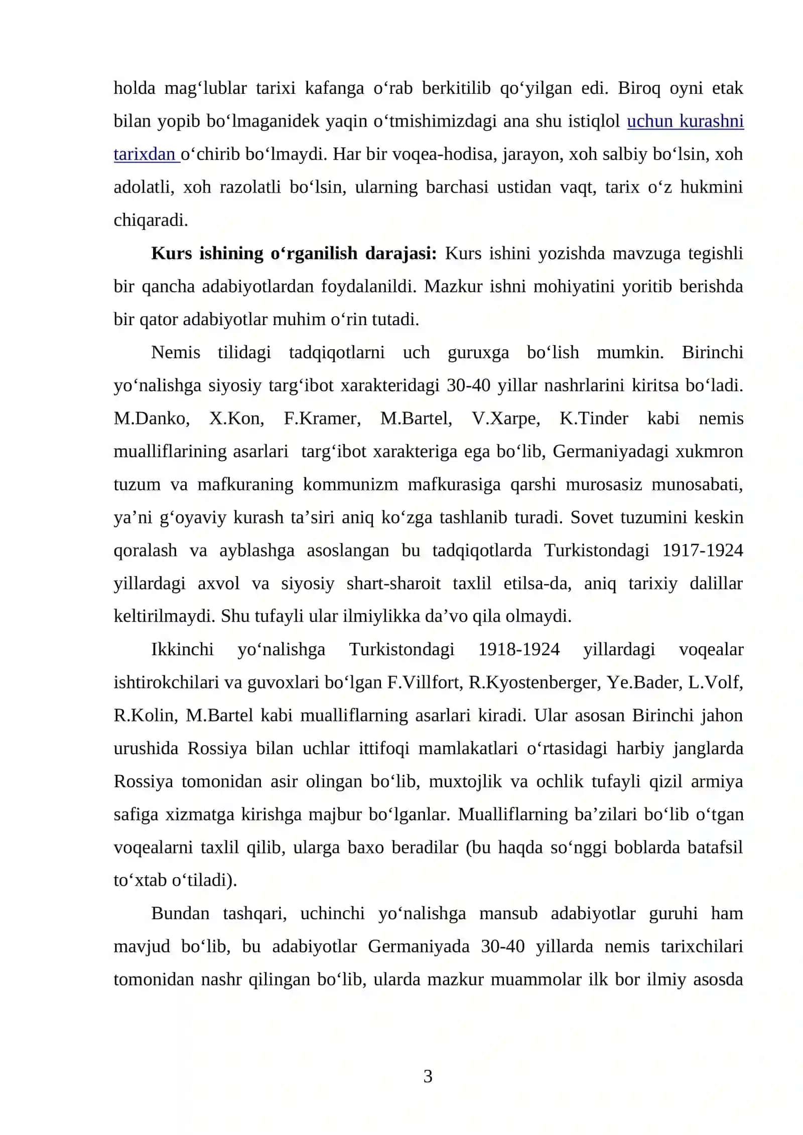 MILLIY ISTIQLOLCHILIK HARAKATINING NEMIS TARIXSHUNOSLIGIDA O‘RGANILISHI 3