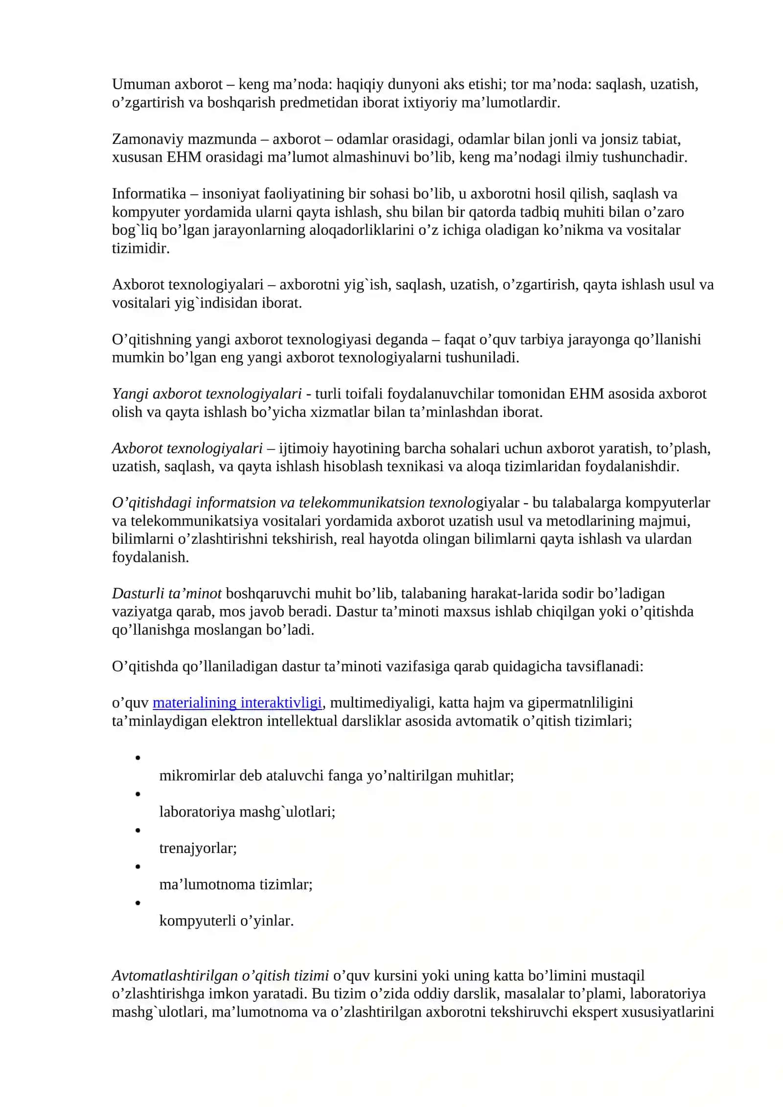Ta’limga oid Microsoft xizmatilari 3