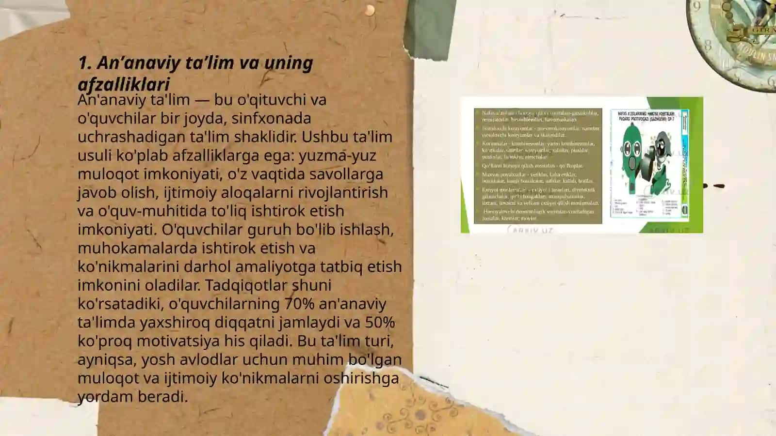 Anʼanaviy va noanʼanaviy taʼlim 3
