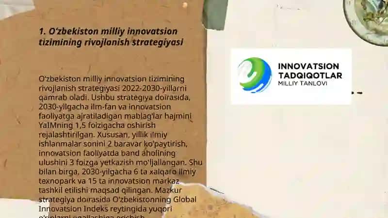 Oʻzbekiston milliy innovatsion tizimi 3