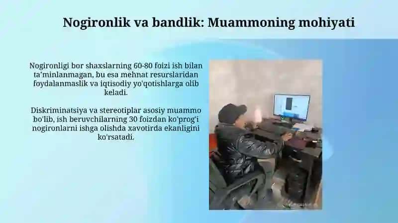 Nogironlar bandligi 3