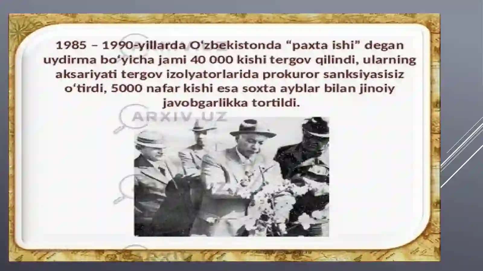 PAXTA ISHI VA OZBEK ISHI 3