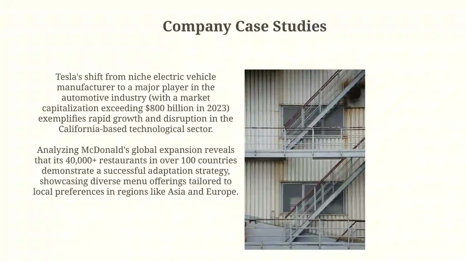 Companies and their industries 3