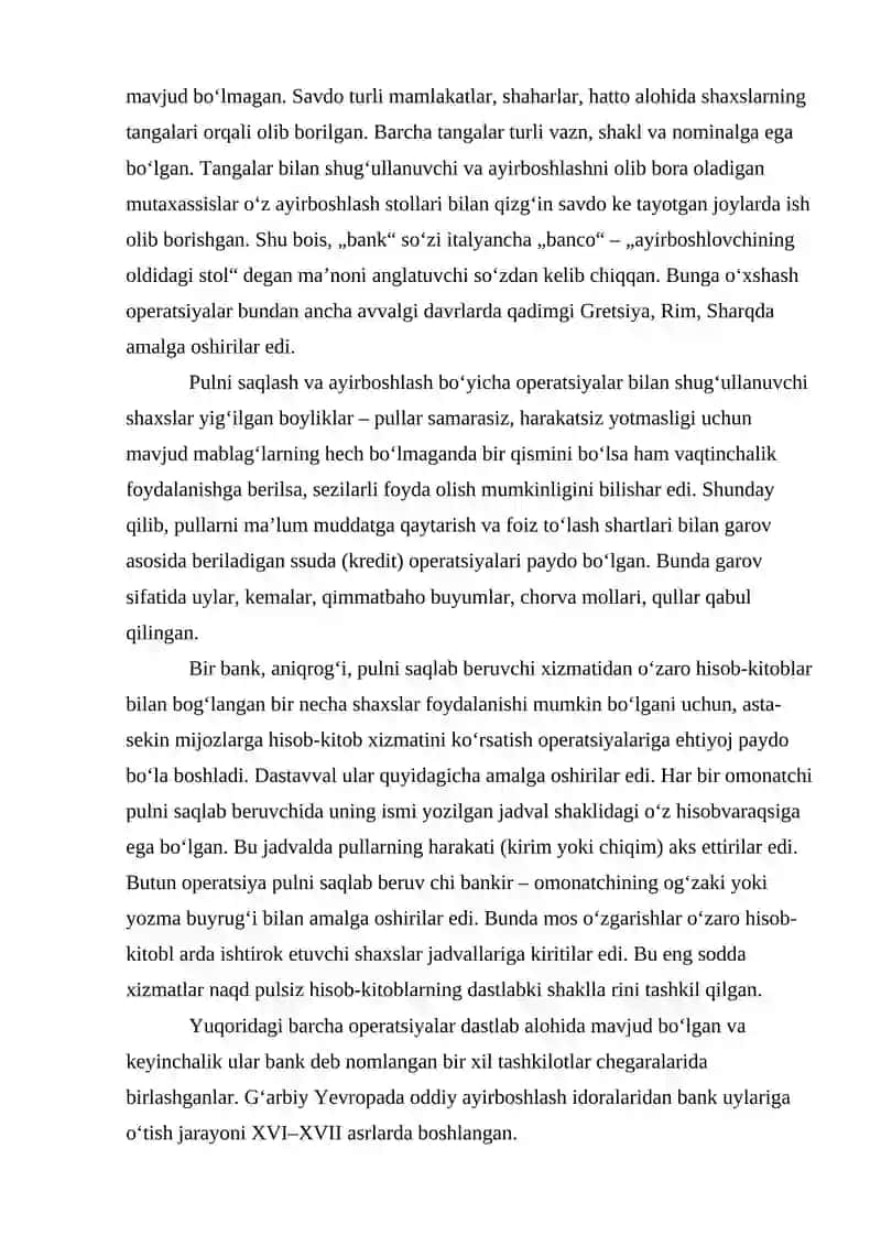 Maraziy bank va uning funksiyalari 3