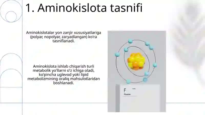Aminokislotalar ishlab chiqarish 3