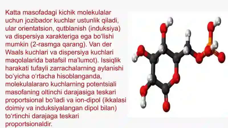 Molekulalararota'sirlar. Van-Der-Vaalskuchlari 3