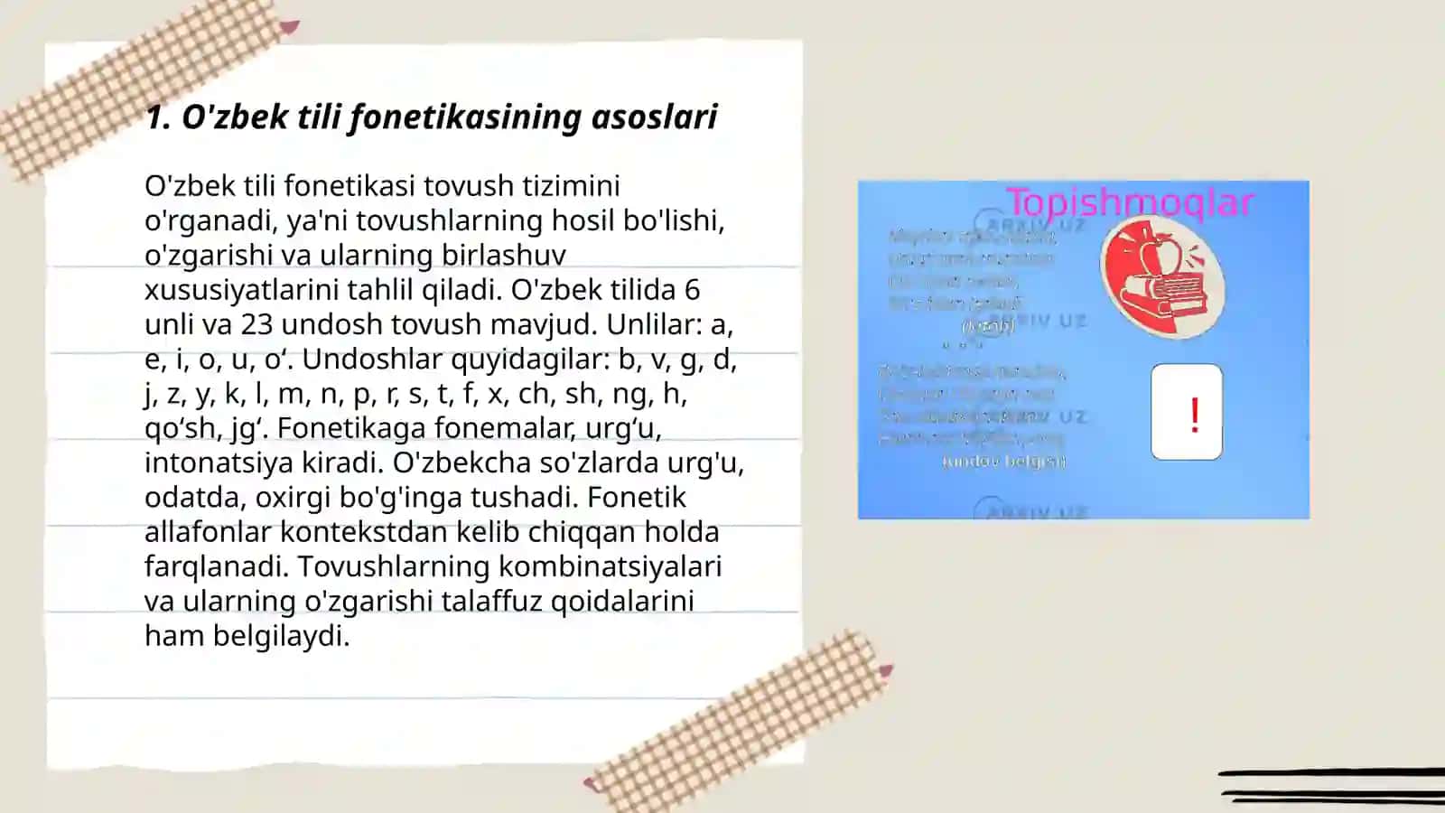 Ózbet tili me'yorlari 3