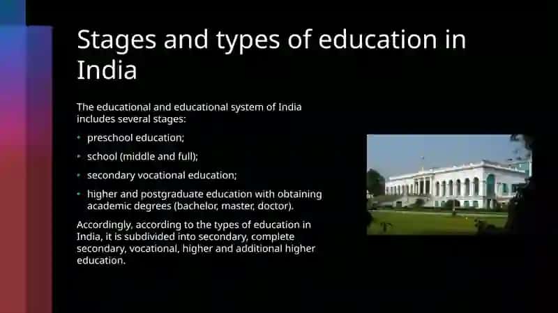 System of education in India 3
