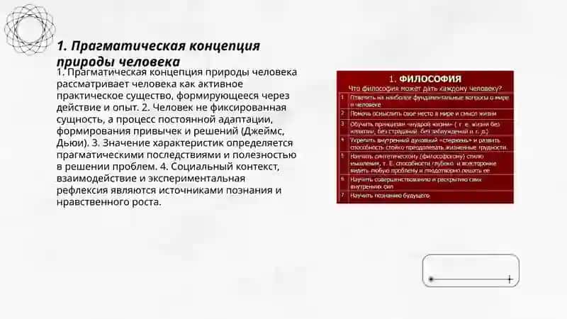 Философия человека. Прагматизм 3