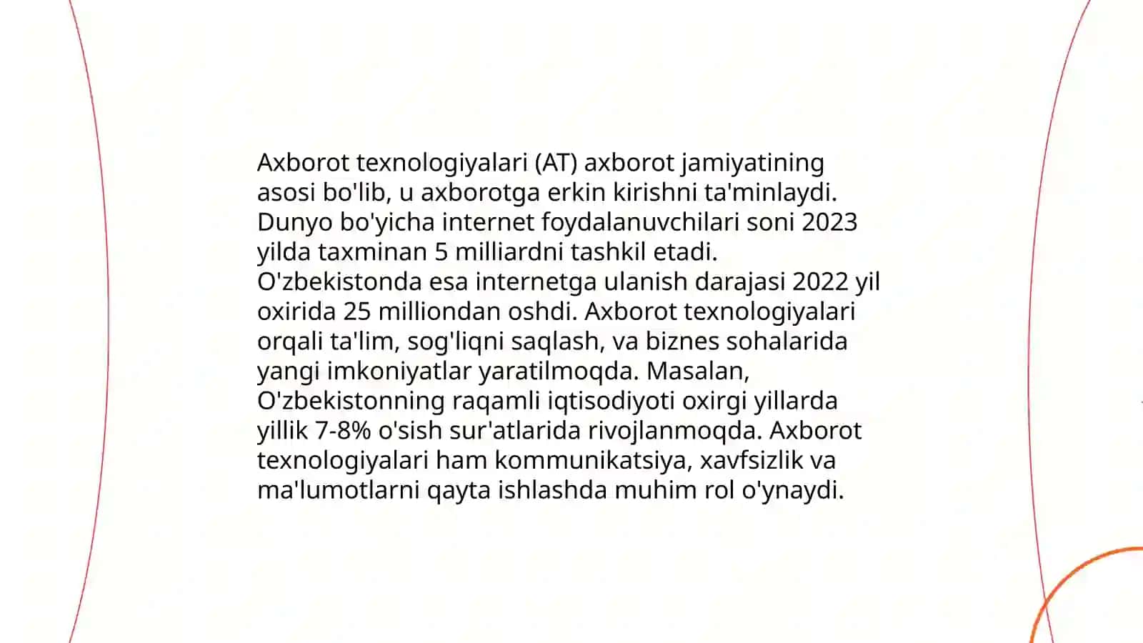 Axborot texnologiyalari (AT) 3
