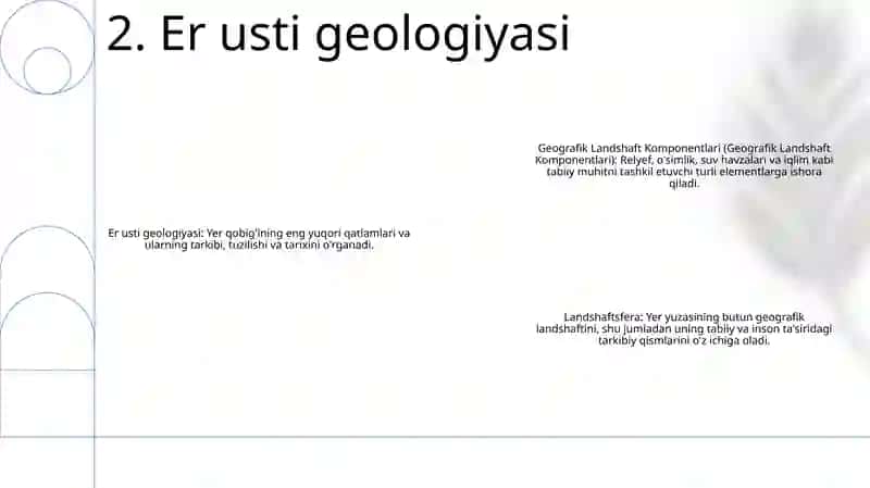 Geografik Landshaft Komponentlari 3