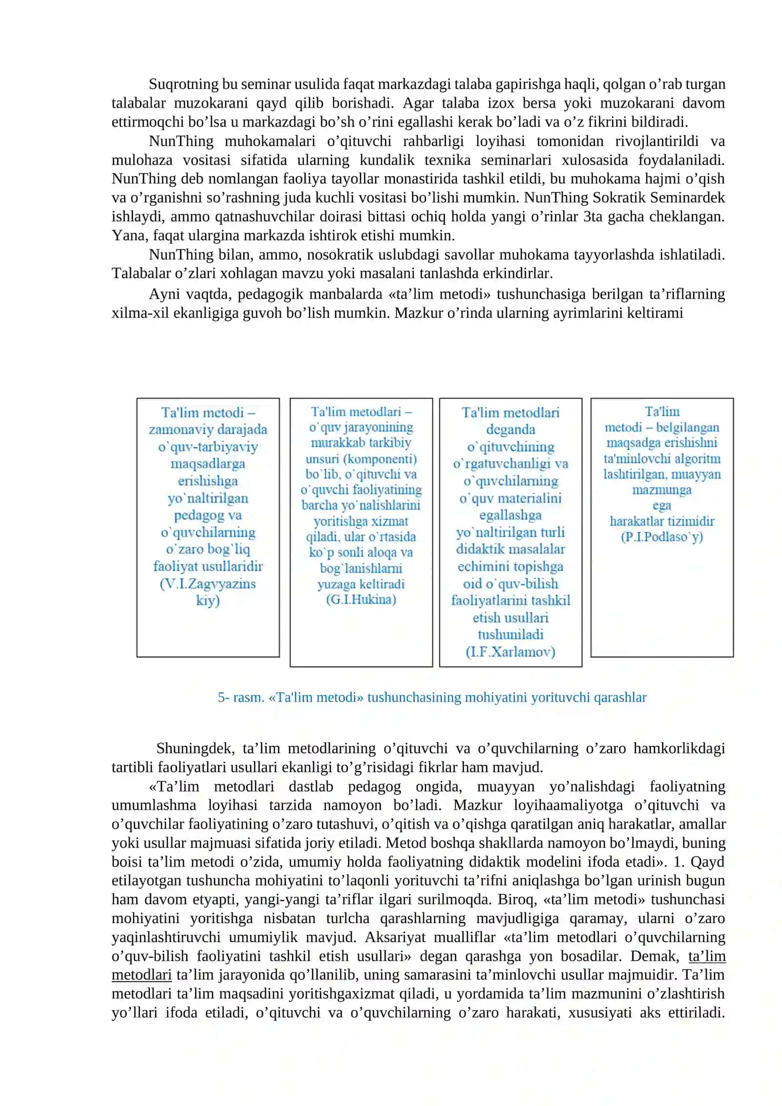 Ta'lim Metodlari: Tushuncha, Funksiya, Tasnif 3