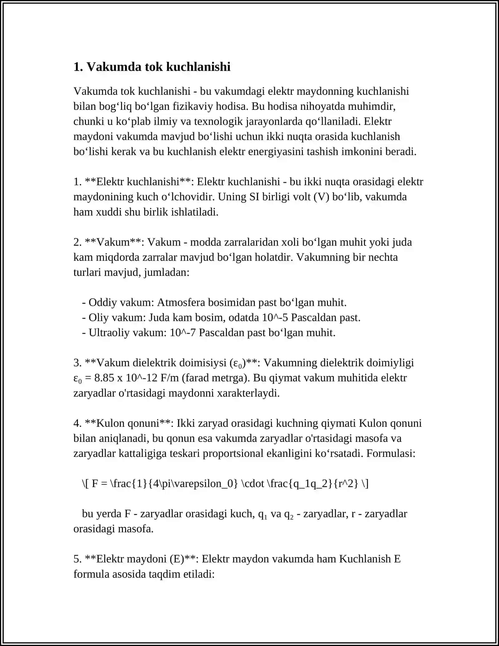 VAKUUMDA ELEKTR TOKI KRASEN 3