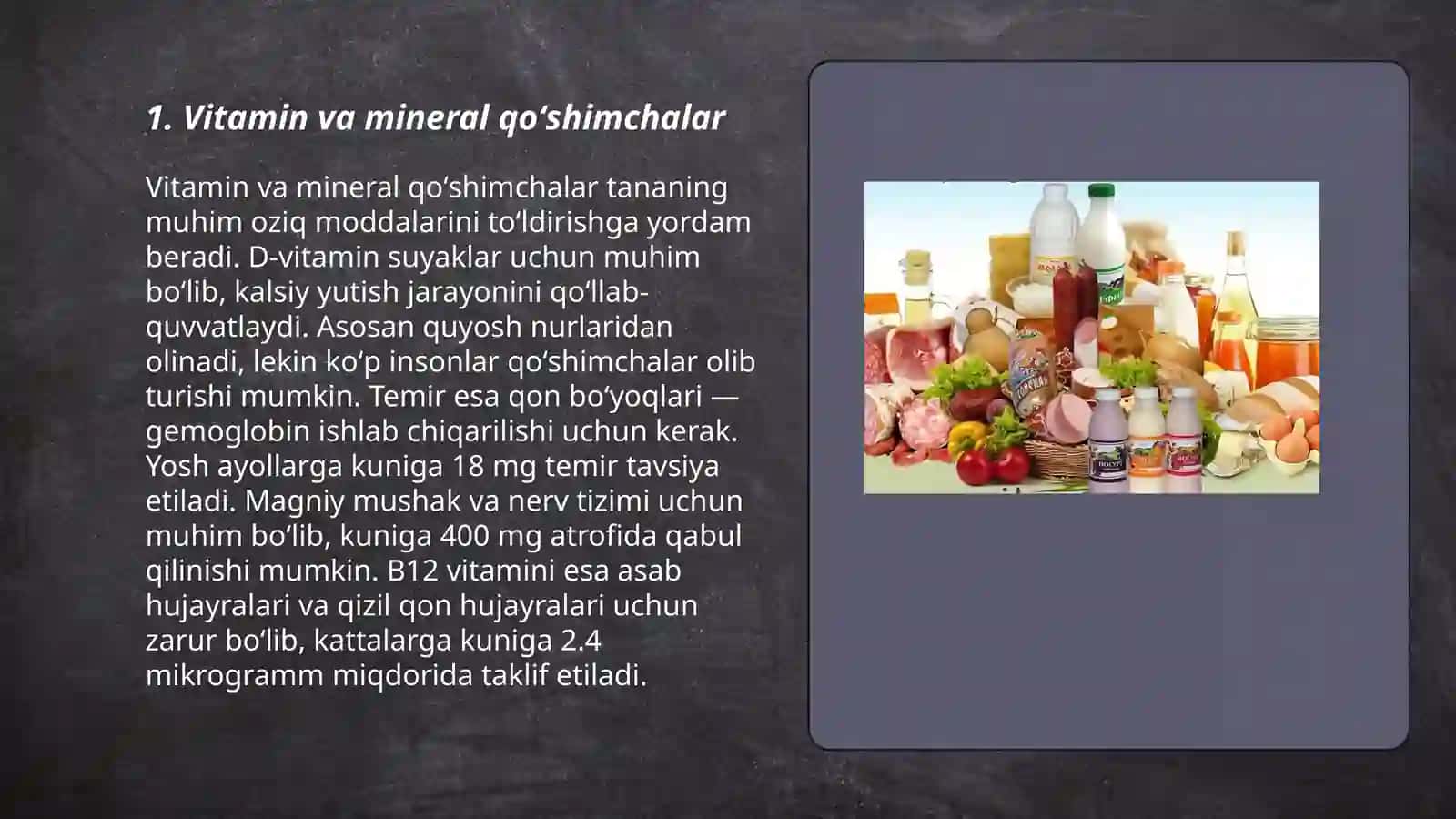 Oziq-ovqat qoʻshimchalari 3
