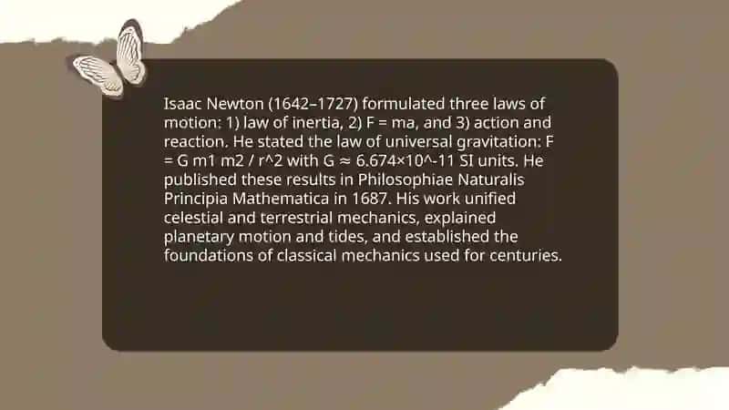 Great Physicists and Their Contributions 3