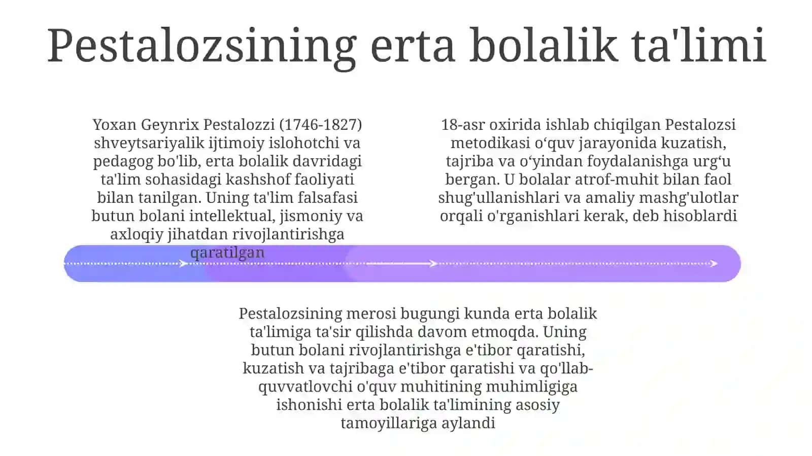 Johann Genrix Pestalotssining Pedagogik Ĝoyalari 3