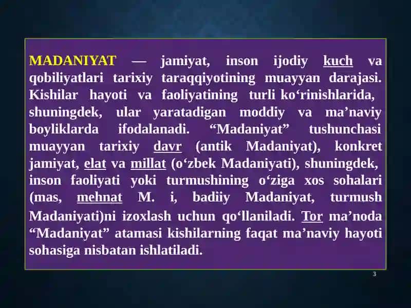 Tarix falsafasi, sivilizatsiya va madaniyat 3