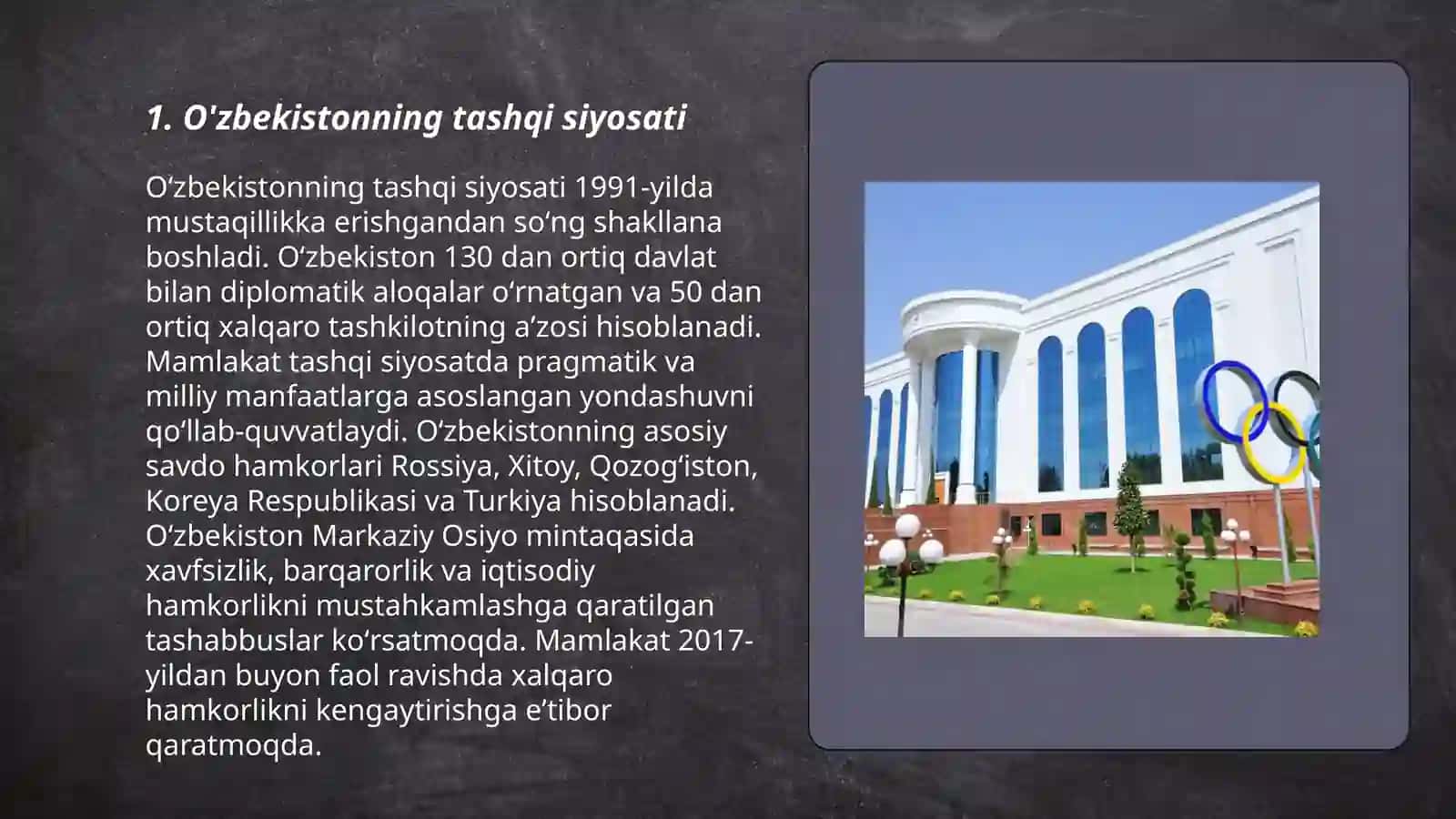 O'zbekistonning tashqi siyosati 3