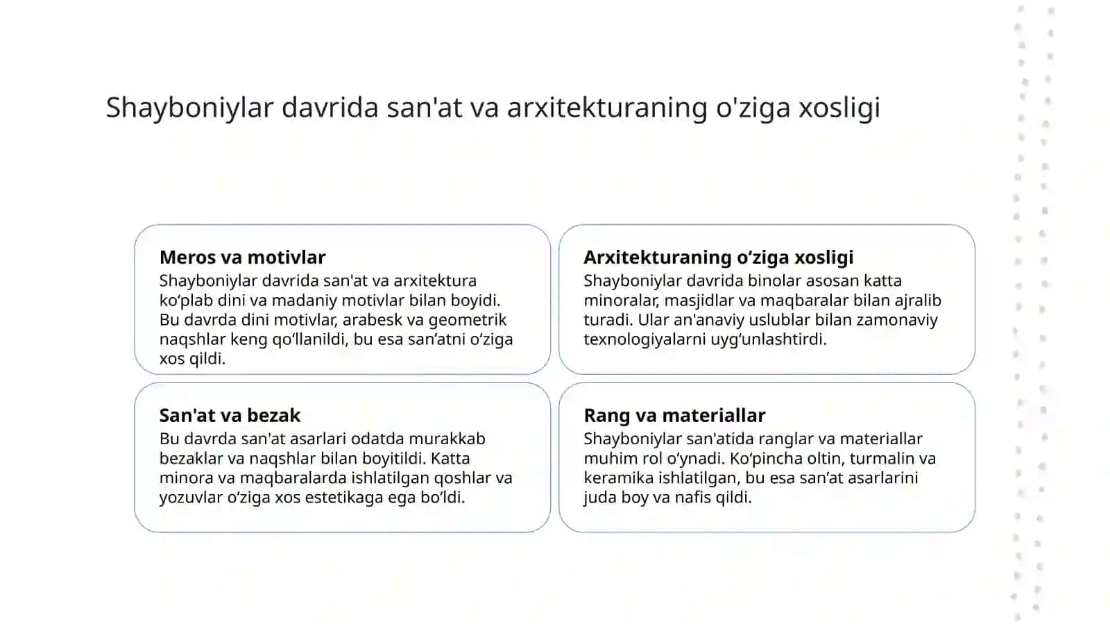 Shayboniylar Davrida Madaniy Hayot 3