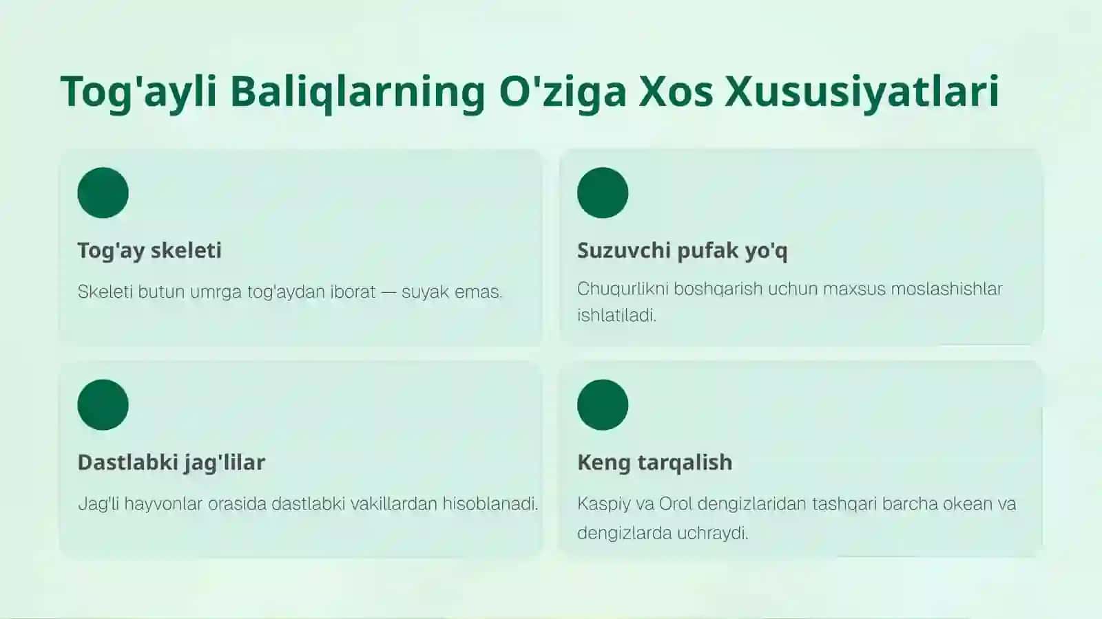 Tog'ayli Baliqlarning Individual Rivojlanishi 3