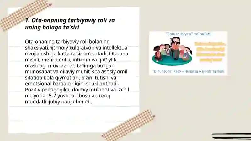 Oilaning bola tarbiyasiga tasiri 3