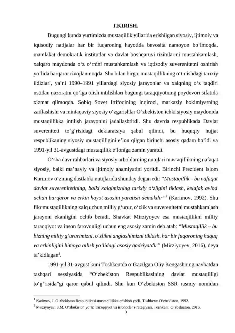 1991-yilda O‘zbekiston Respublikasining mustaqillikka erishishi 3