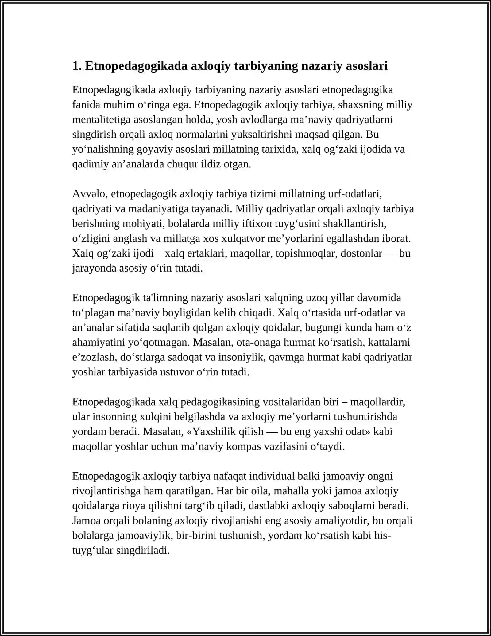 ETNOPEDAGOGIKADA AXLOQIY TARBIYA 3