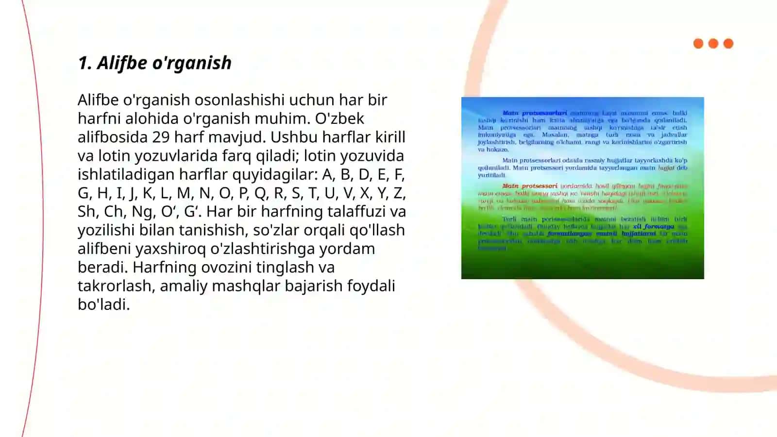 Ilk qadam oʻquv dasturi 3