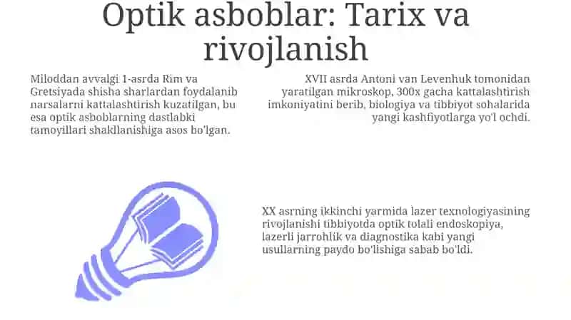 Optik asboblar tibbiyotdagi ahamiyati 3