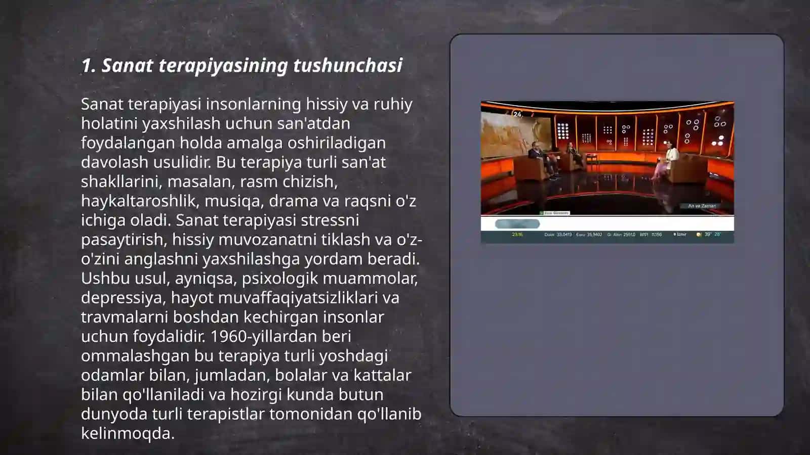 Sanat terapiyasi usullari 3