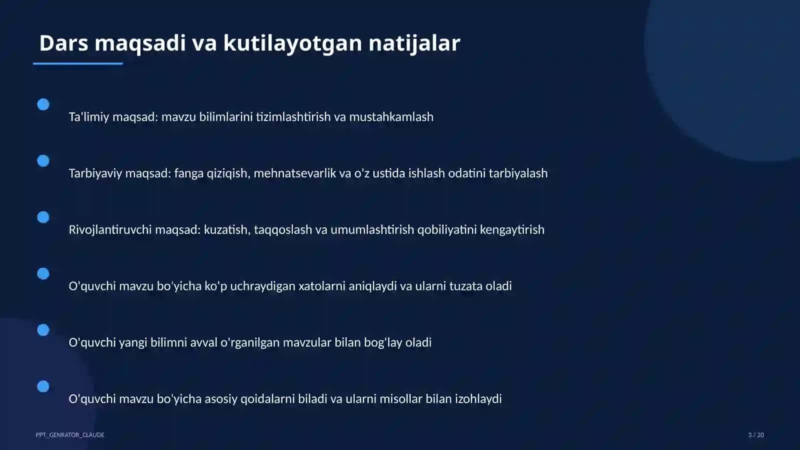 Ko'pburchaklar va parallelogramm (8-sinf) 3