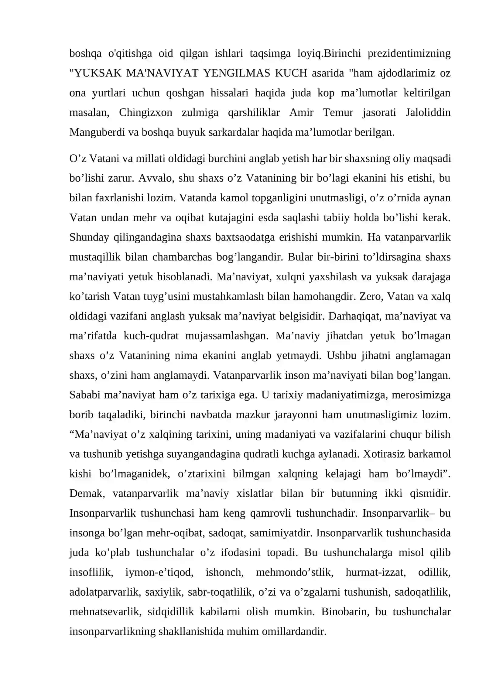 Insoniylik, vatanparvarlik ruhida tarbiyalashda kreativ yondashuv 3