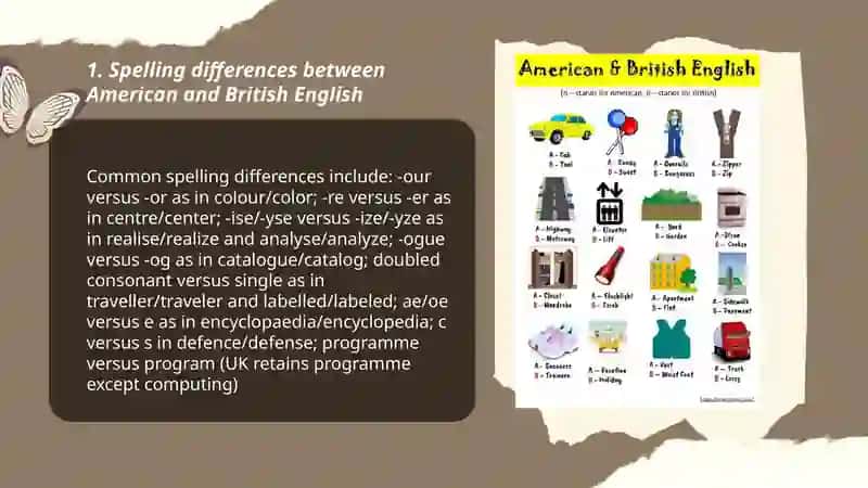 American and British English 3