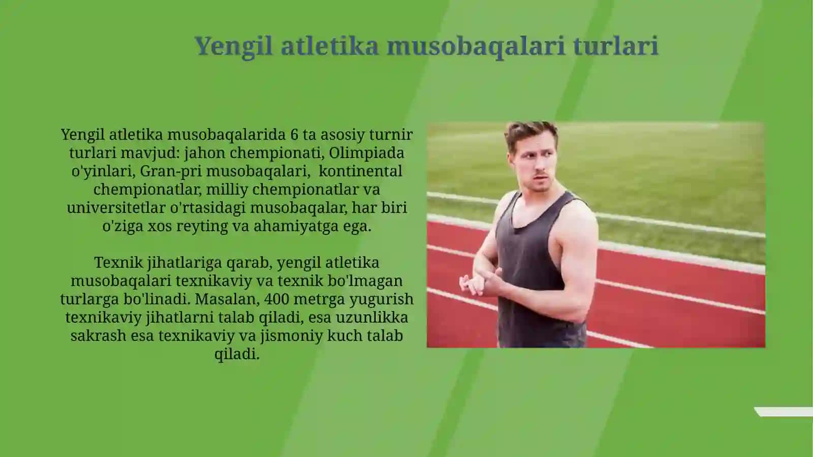 Yengil atletkaning tasnifi 3