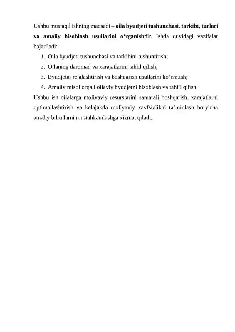 Oila Byudjeti va uning tahlili 3