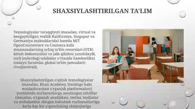 Ta’limni tashkil etishning zamonaviy shakllari 3