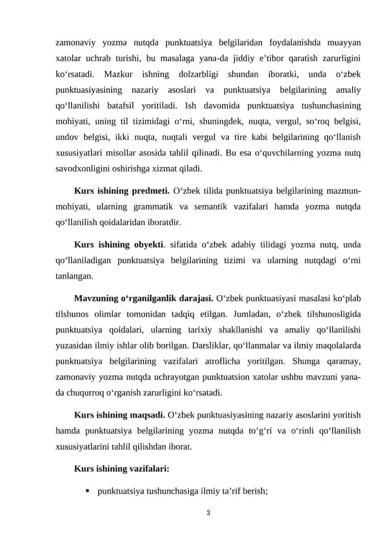 O'zbek tilida punktuatsiyaning nazariy asoslari 3