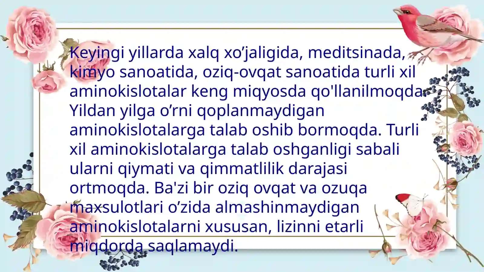 Lizin ishlab chiqarish texnologiyasi 3