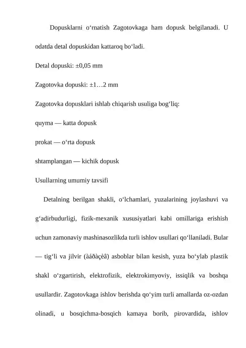 Zagotovka chizmasi 3