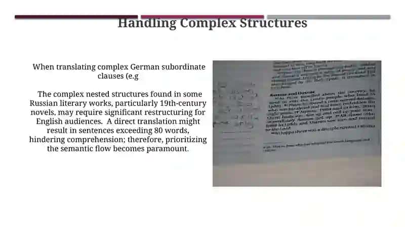 Choosing Grammatic Equivalency in Translation 3
