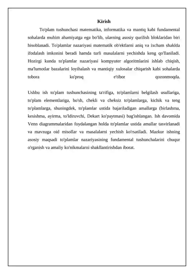 To'plam tushunchasi va belgilash usullari 3
