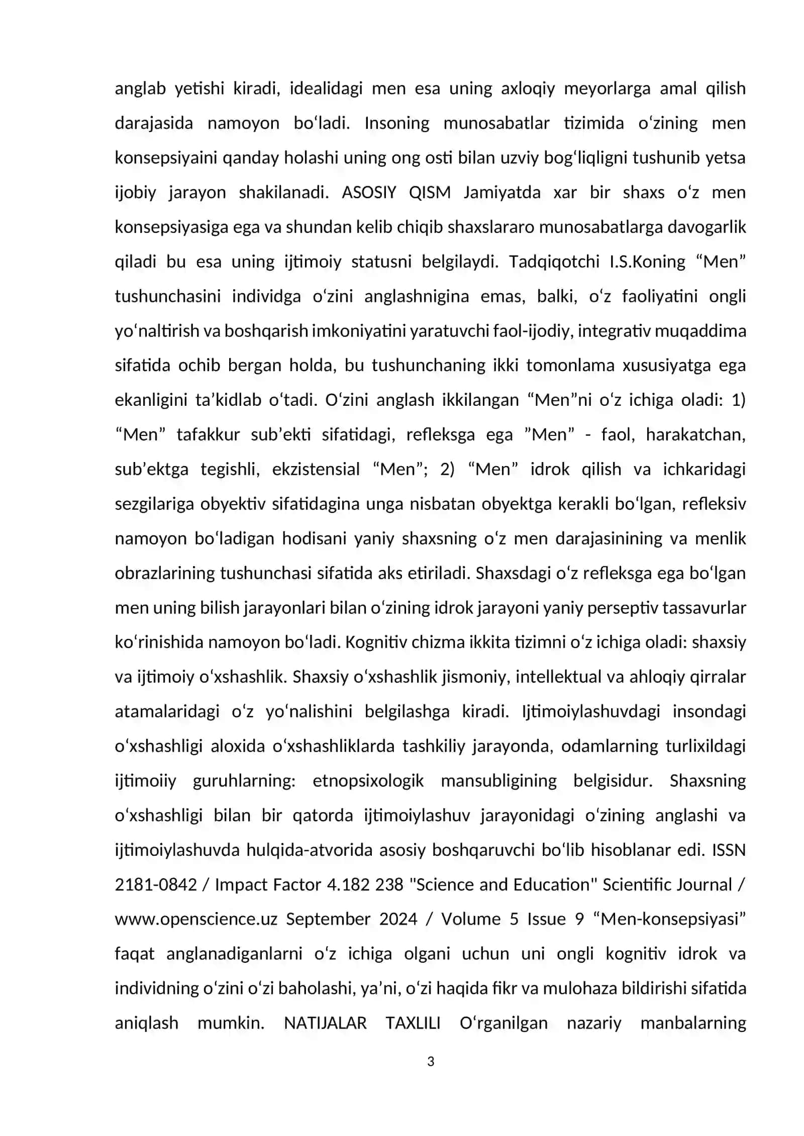Shaxsning o'zini o'zi aktualizatsiya etilishi 3