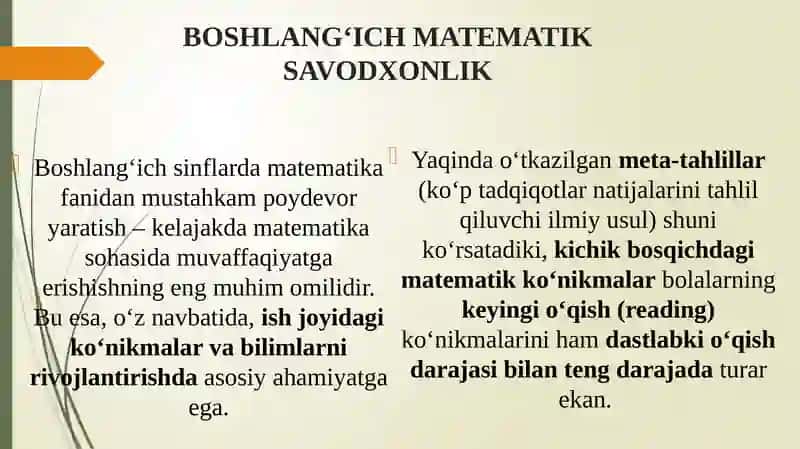 MATEMATIKADAN XALQARO BAHOLASH DASTURLARI 3