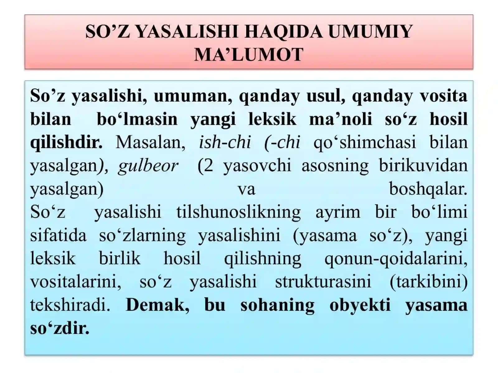 so'z yasalishi 3