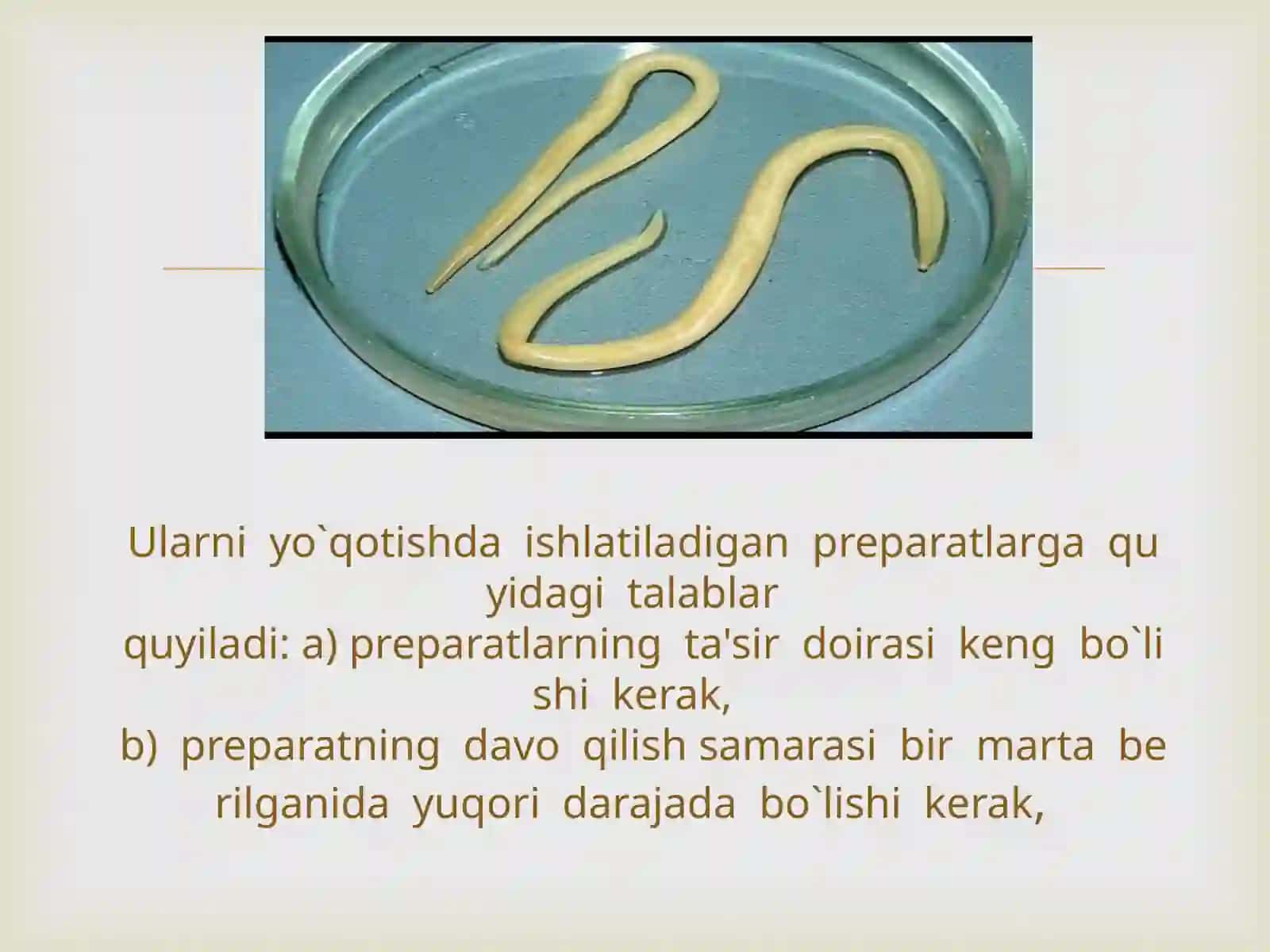 Gijjalarga qarshi qoriv o'sitalar 3