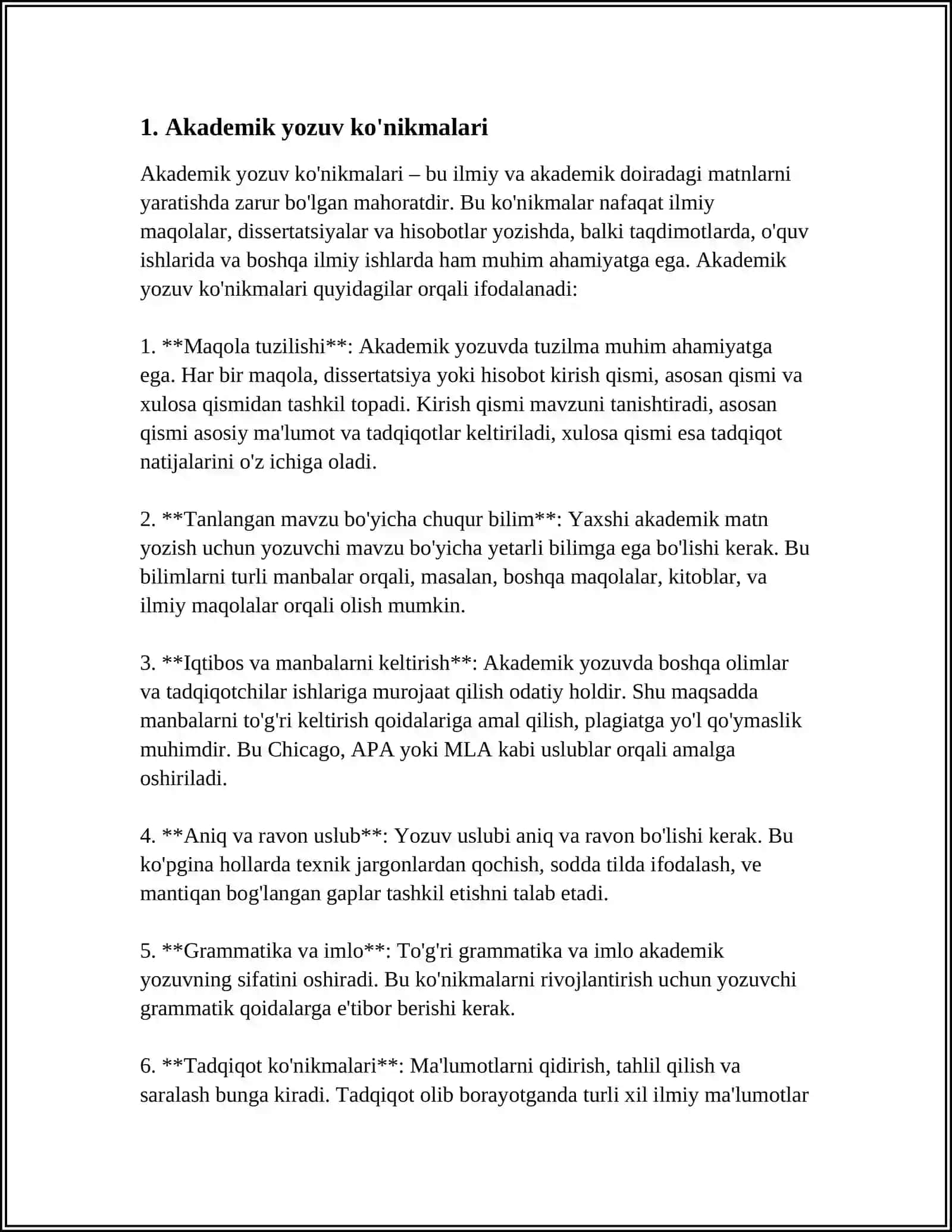 AKADEMIK KOʻNIKMALAR VA ULARNING MOHIYATI 3