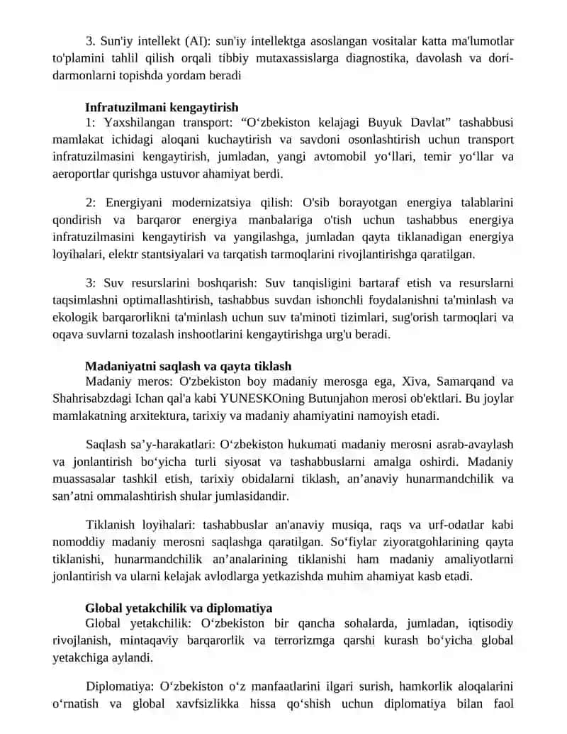 O'Zbekiston Kelajagi Buyuk Davlat 3