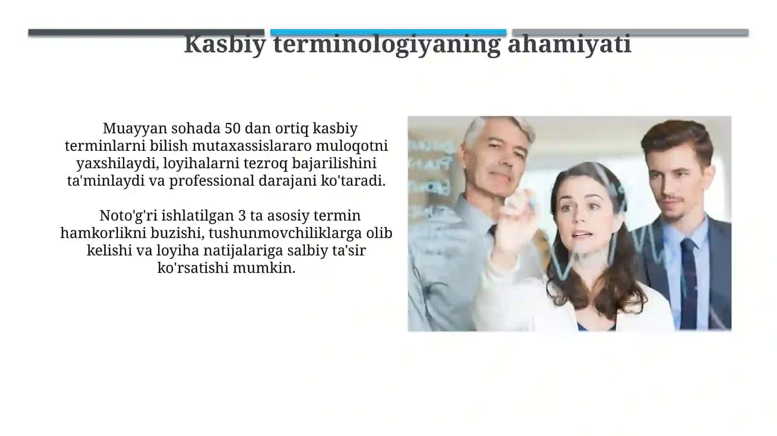 Kasbiy terminologiyani tushunish 3