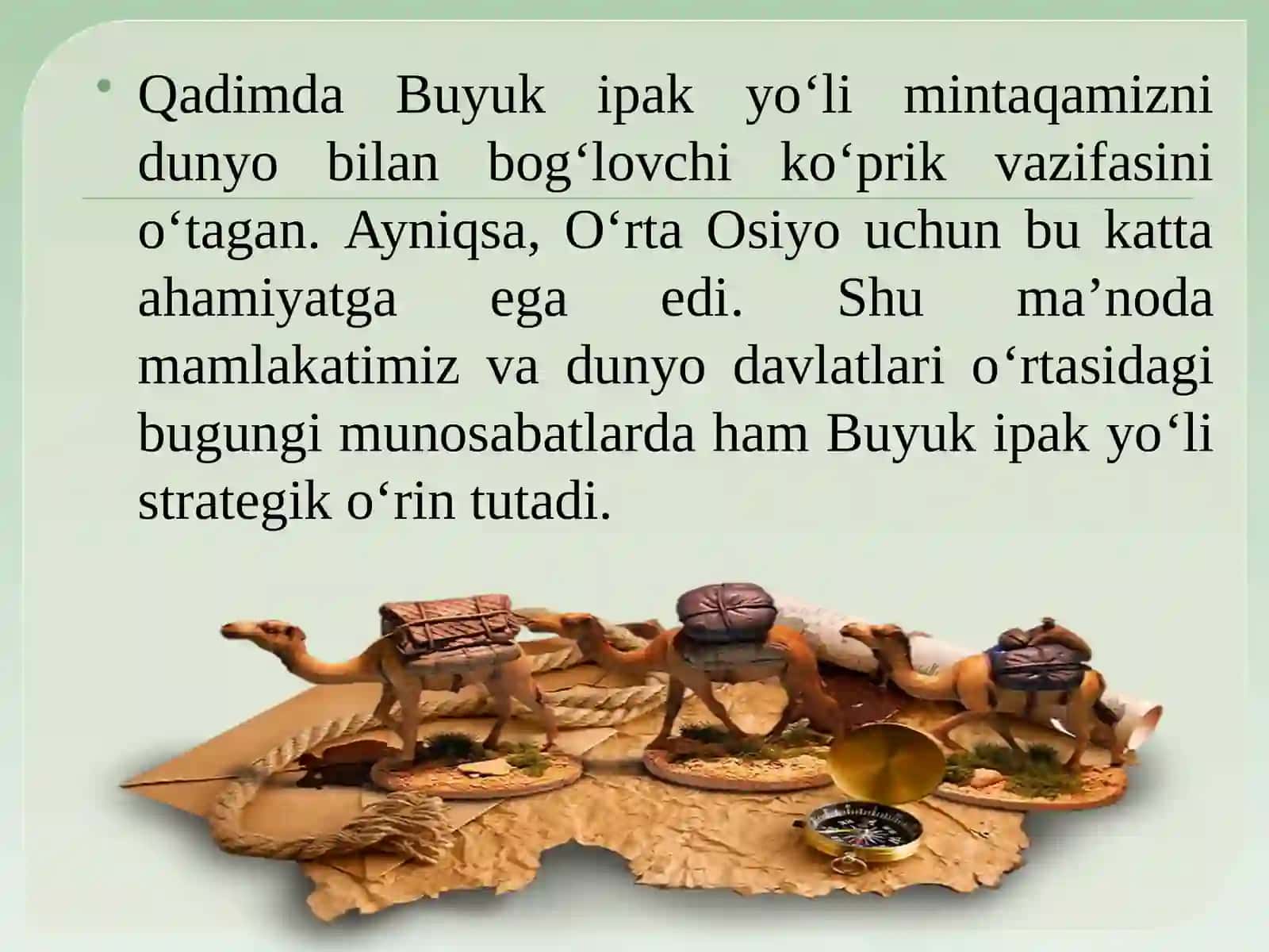 Amir Temur davrida yoʻlsozlik siyosatining davlat boshqaruvidagi oʻrni 3